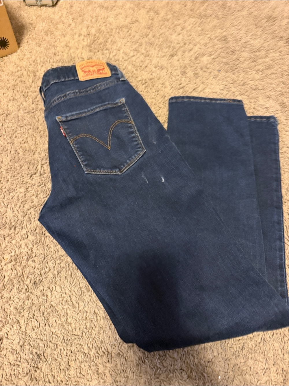 Levi's women’s Dark Blue Straight Leg Jeans
